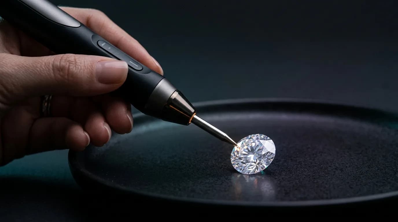 Round brilliant moissanite stone