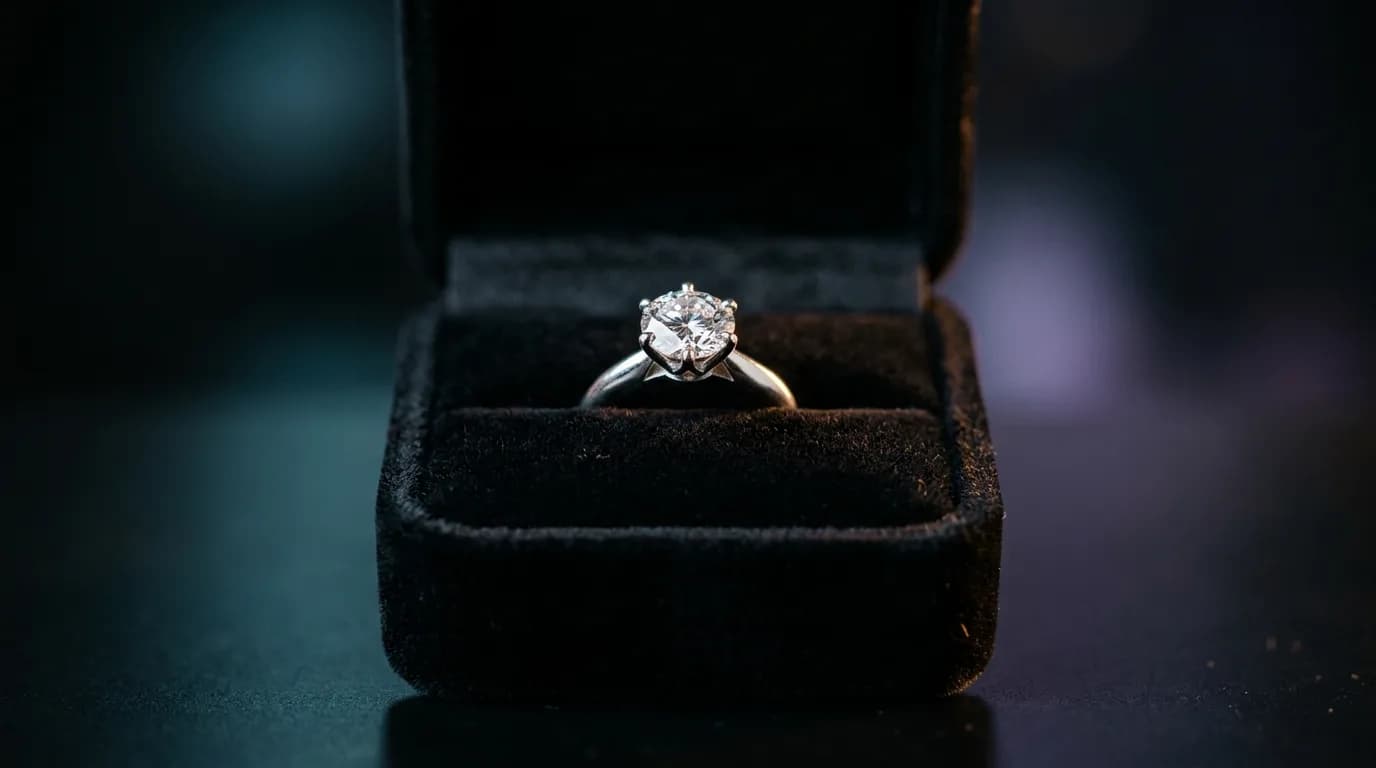 Round brilliant moissanite stone