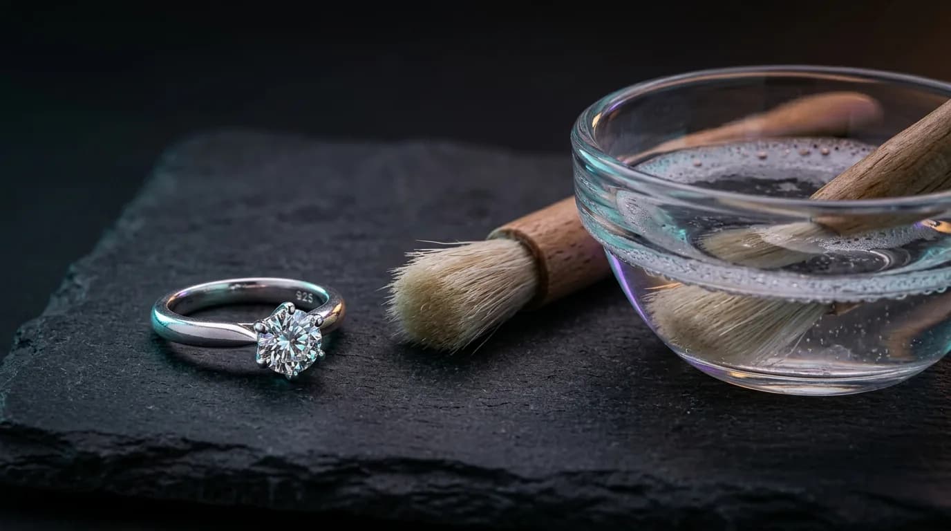 Round brilliant moissanite stone
