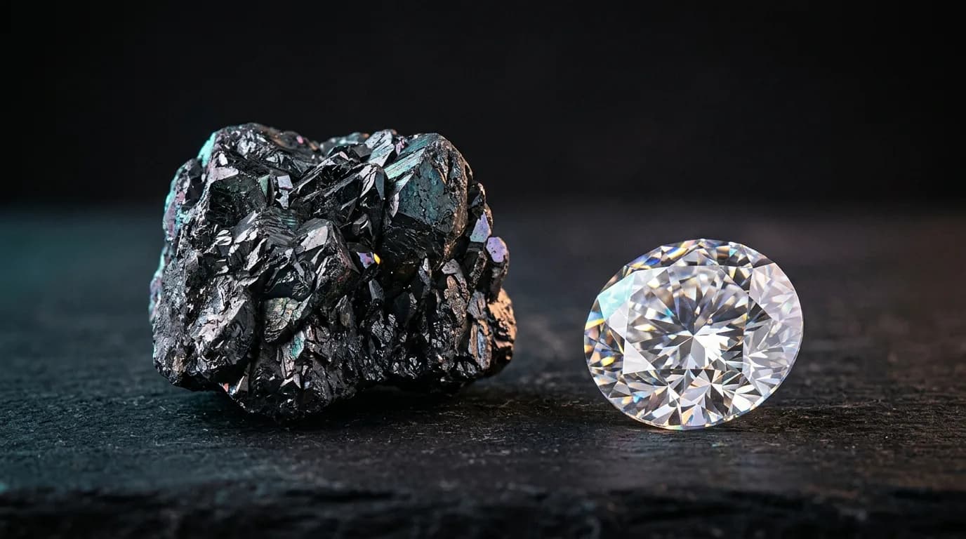 Round brilliant moissanite stone